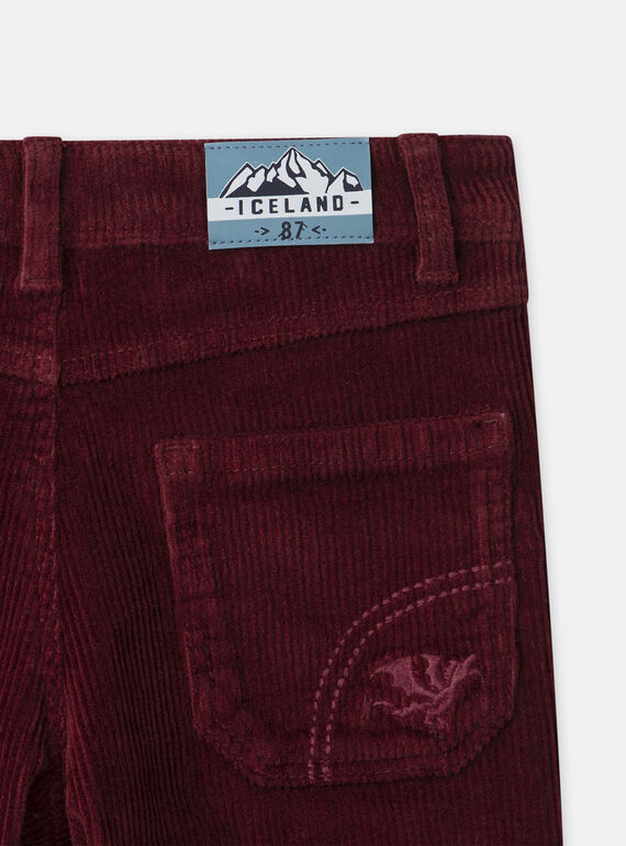 Red PANTS NLUCORAGE / 25H3PGX1PANF526