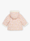 Reversible ecru and pink hooded coat GIDENISE / 23H1BF52MAN001