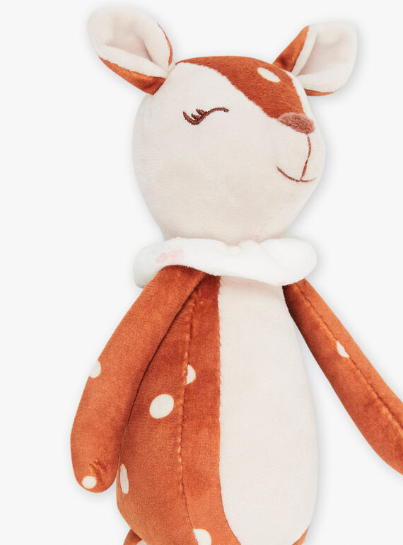 Red and grey doe birth cuddly toy GORDANA / 23H0AFB1JOU007
