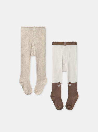 Heather beige TIGHTS NALISON / 25H4BFT1COLA011