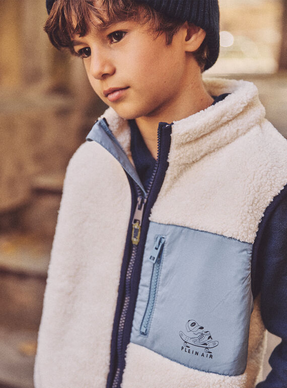 Off white SLEEVELESS JACKET NUSHERPAGE / 25H3PGQ1GTV009