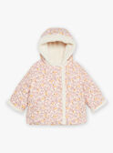 Reversible ecru and pink hooded coat GIDENISE / 23H1BF52MAN001
