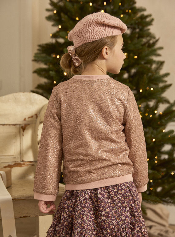 Pink copper JACKET LOICAETTE / 24H2PFU1VESK007