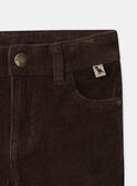 Brown PANTS NLEDUAGE / 25H3PGT1PAN816