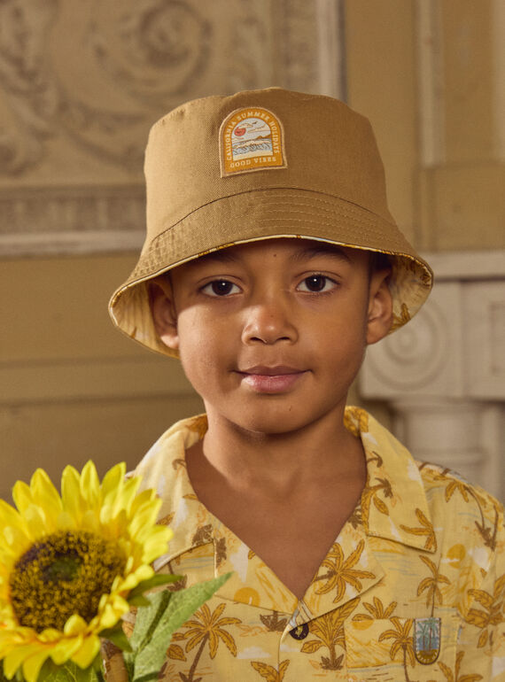 Straw yellow HAT MLABOBAGE / 25E4PGK2CHA104