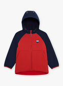 Red hooded Jacket FRAPOLAGE / 23E3PG52BLO713