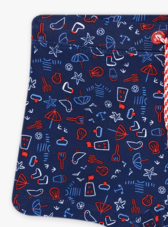 Baby boy fancy print swim shorts CILOUIS / 22E4BGO3MAI070