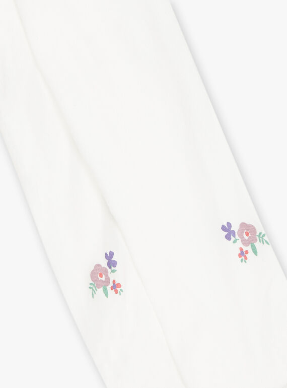 Ivory foam tights FAFIA / 23E4BFI1COL005