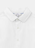 Elegant white shirt KREPOPAGE / 24E3PGL3CHM000