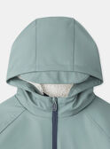 Greyish blue RAINCOAT NINIRAGE / 25H3PGE1IMP205