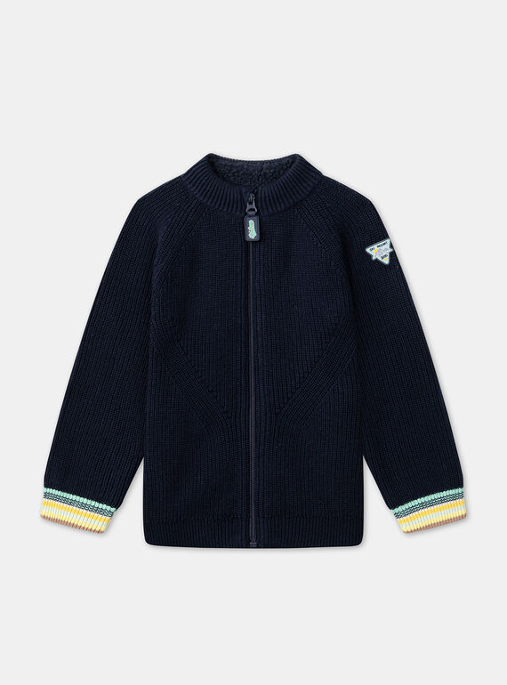 Navy KIDS CARDIGAN LALOSTAGE / 24H3PGS1GIL070