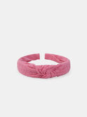 Pink HEADBAND MECHUETTE / 25E4PFM5TETD300