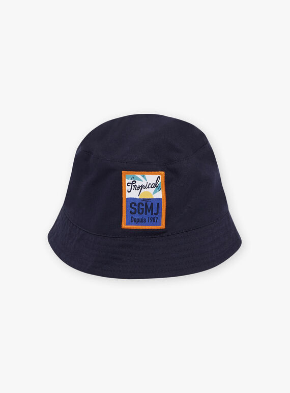 Reversible navy blue bob FLEBOBAGE / 23E4PGS1CHA070