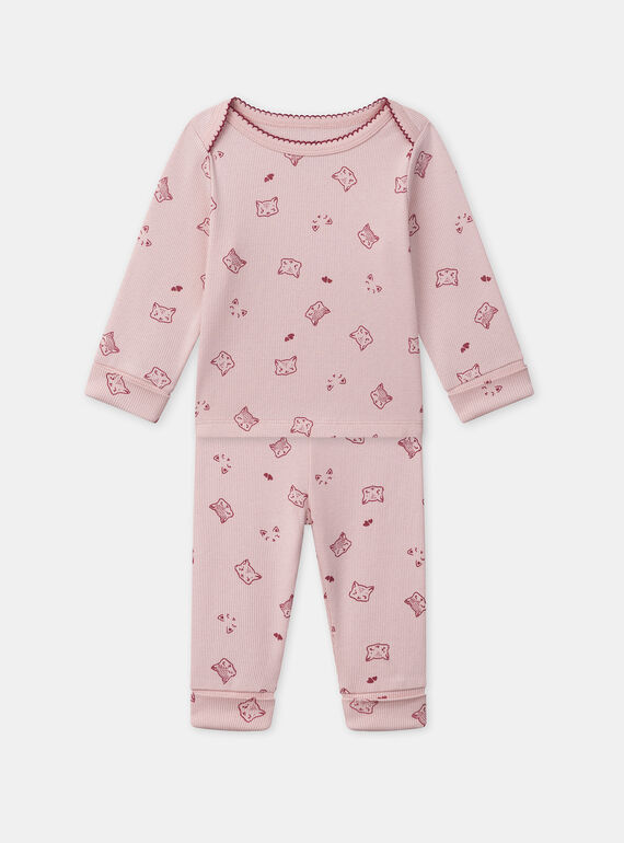 Heather pink PYJAMA NEBONNIE / 25H5BF91PYJD314