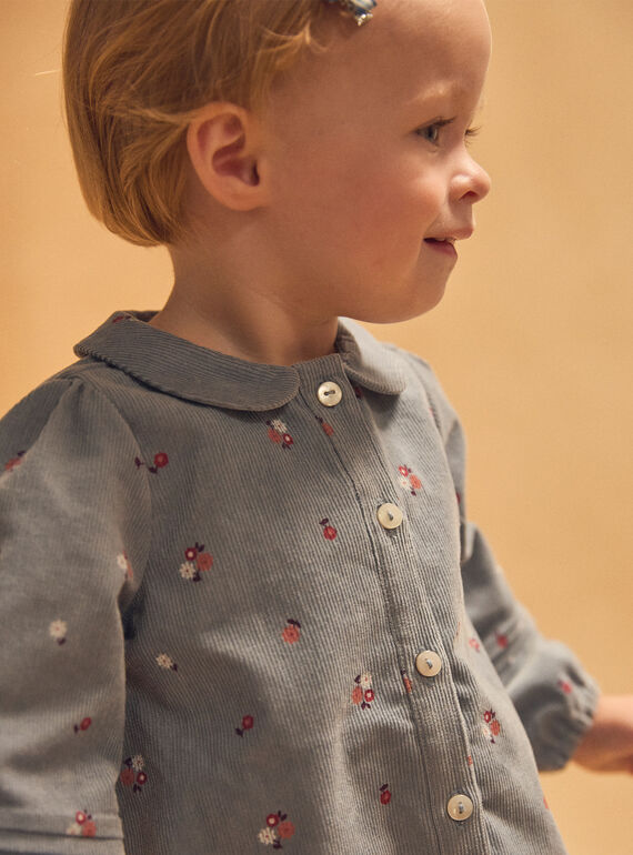 Sky blue DRESS NARITA / 25H1BFV2ROB216