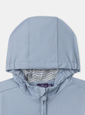 Greyish blue RAINCOAT NINICOLAS / 25H1BGE1IMP205
