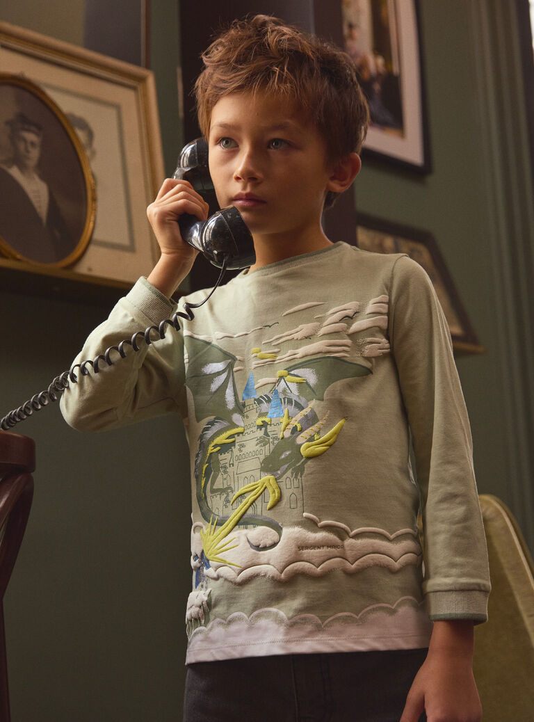 Light green TEE SHIRT LS LADTOURAGE / 24H3PGQ2TML629