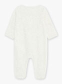 Light gray velvet romper GOULAM / 23H0NGL1GREJ920