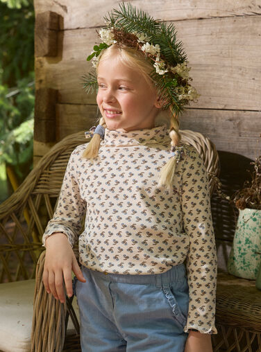 Off white TURTLE NECK LARUPETTE / 24H2PFS1SPLA002