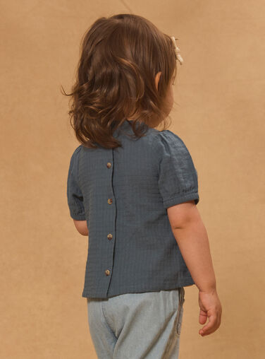 Violet blue BLOUSE MASOLENE / 25E1BFP1CHE221