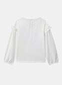 Off white TEE SHIRT LS NRATETTE / 25H2PFV1TML009