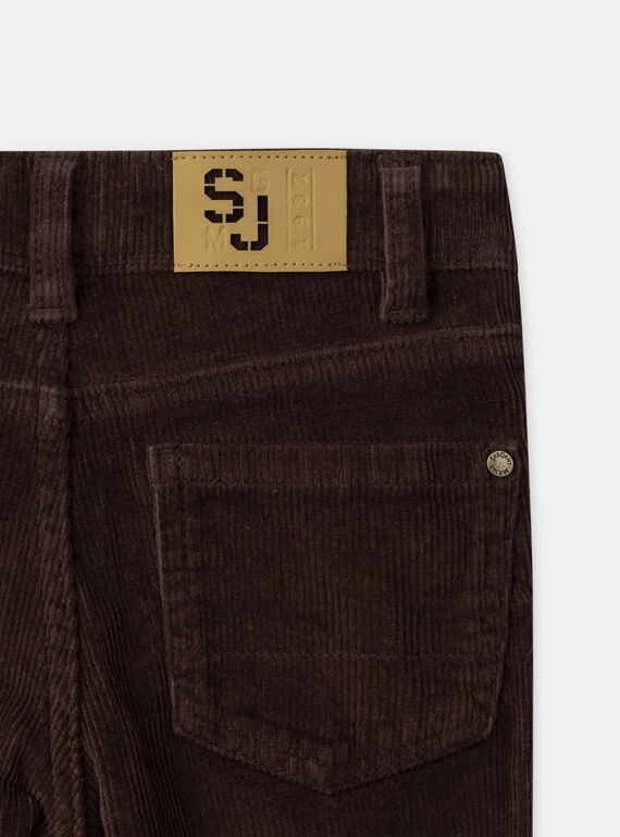 Brown PANTS NLEDUAGE / 25H3PGT1PAN816