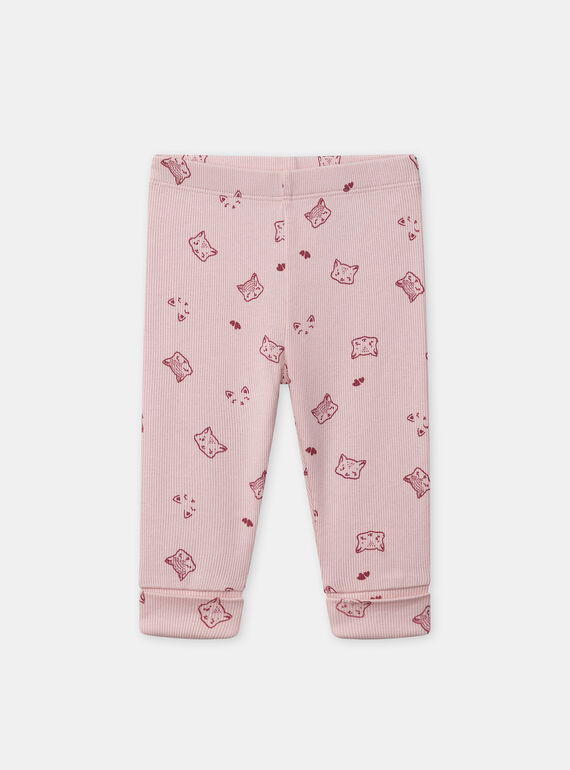Heather pink PYJAMA NEBONNIE / 25H5BF91PYJD314