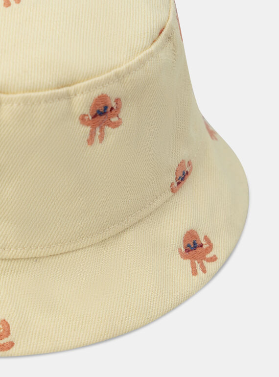 Light yellow HAT KAYOURI / 24E4BGS1CHAB116
