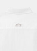 Elegant white shirt KREPOPAGE / 24E3PGL3CHM000