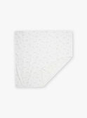 Vanilla animal print diaper in double cotton gauze FULUBIN / 23E0AGY1LAN114