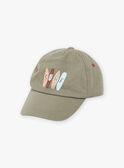 Khaki twill cap FICHAPAGE / 23E4PGD1CHA628