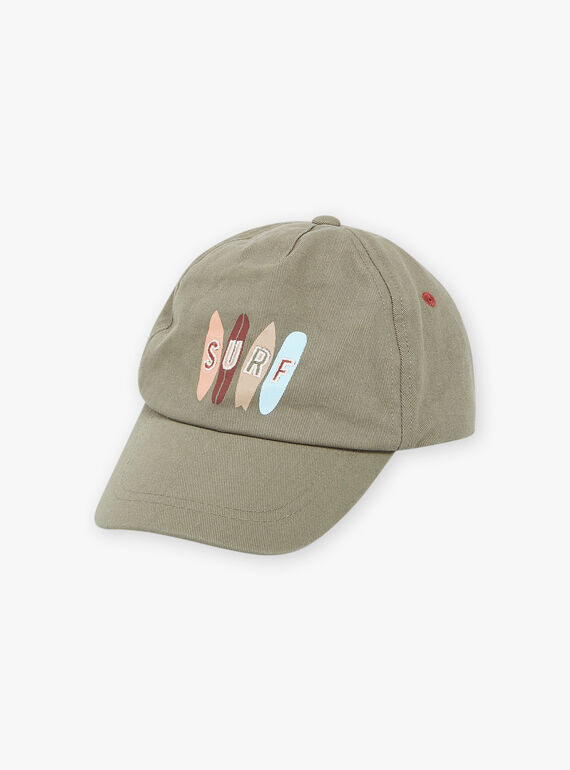 Khaki twill cap FICHAPAGE / 23E4PGD1CHA628