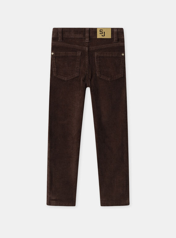 Brown PANTS NLEDUAGE / 25H3PGT1PAN816