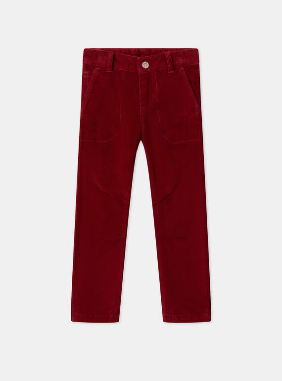 Burgundy PANTS LAROVAGE / 24H3PGR2PAN501