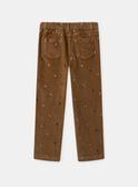 Brown PANTS NLEPANETTE / 25H2PFT1PANI821