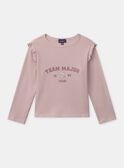 Old rose TEE SHIRT LS NAEPLETTE / 25H2PF31TML303