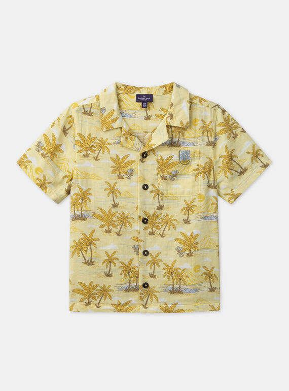 Straw yellow SHIRT MLACHAGE / 25E3PGK1CHM104