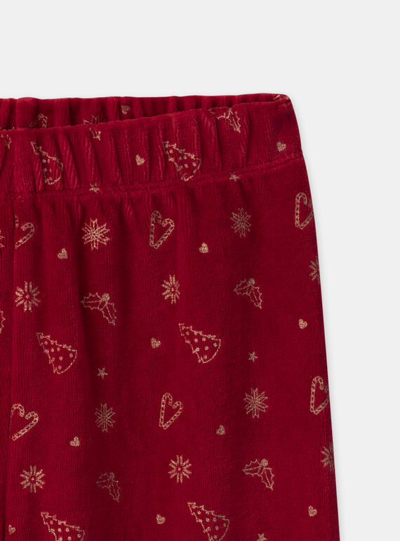 Red PYJAMA NECROPETTE / 25H5PF52PYJ050