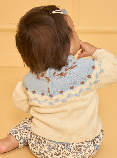 Heather beige PULLOVER LAROSE / 24H1BFS1PULA011