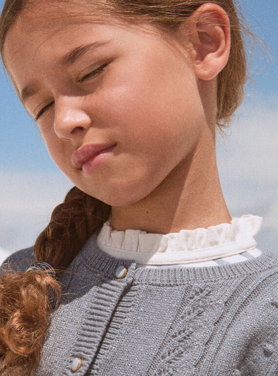 Water blue CARDIGAN NLOCRETTE / 25H2PFW1CAR213