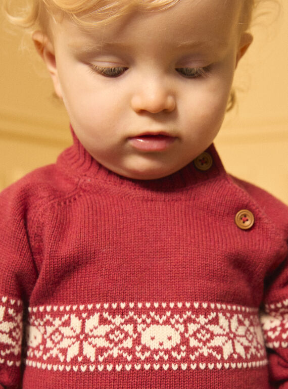 Burgundy PULLOVER LASIXON / 24H1BGR1PUL501