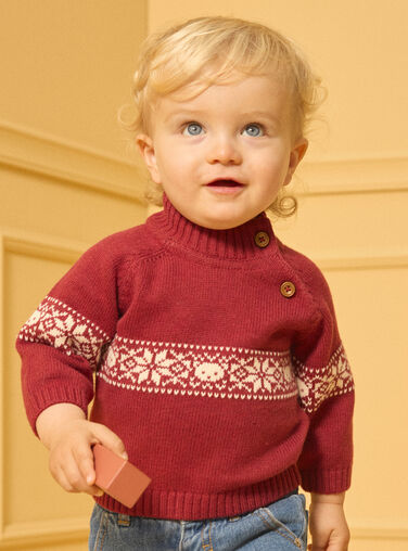 Burgundy PULLOVER LASIXON / 24H1BGR1PUL501