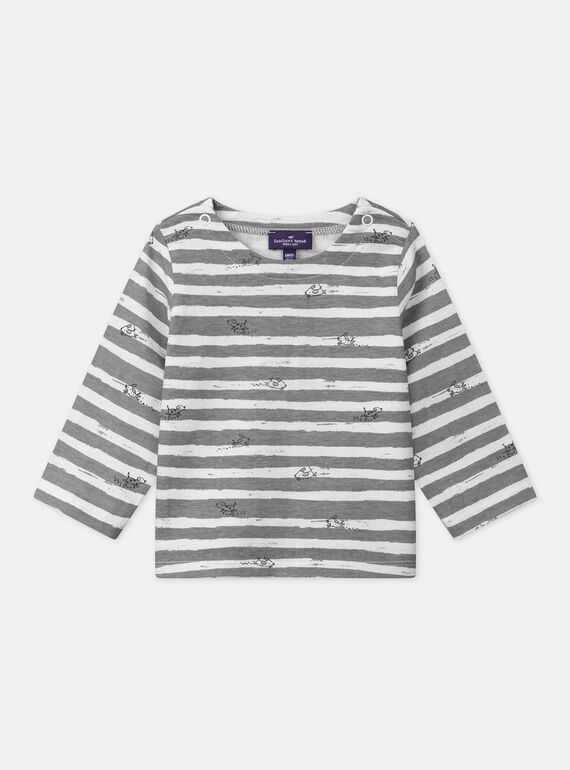 Off white TEE SHIRT LS LAOLIVIER / 24H1BGQ1TML001