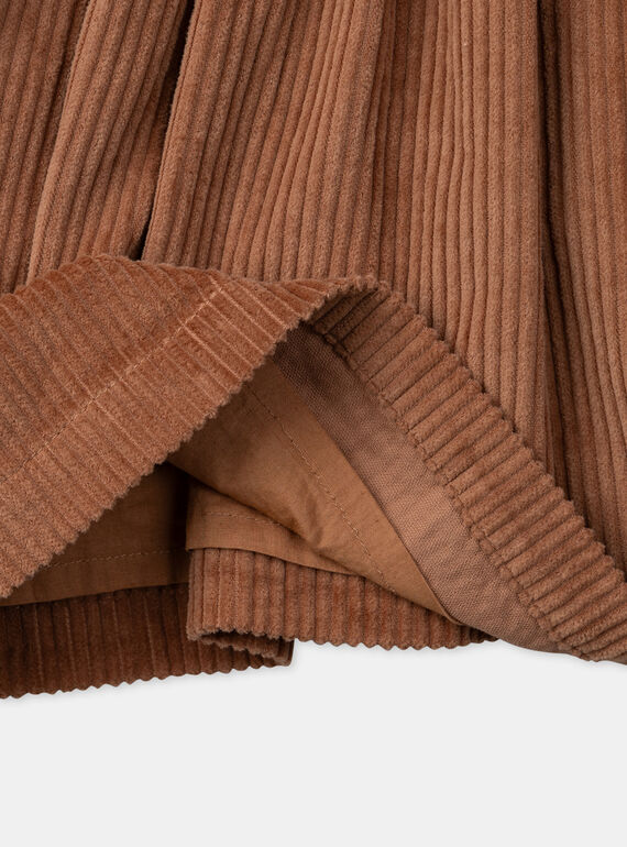 Light brown JUMPER DRESS LAROMETTE / 24H2PFS1CHSI810