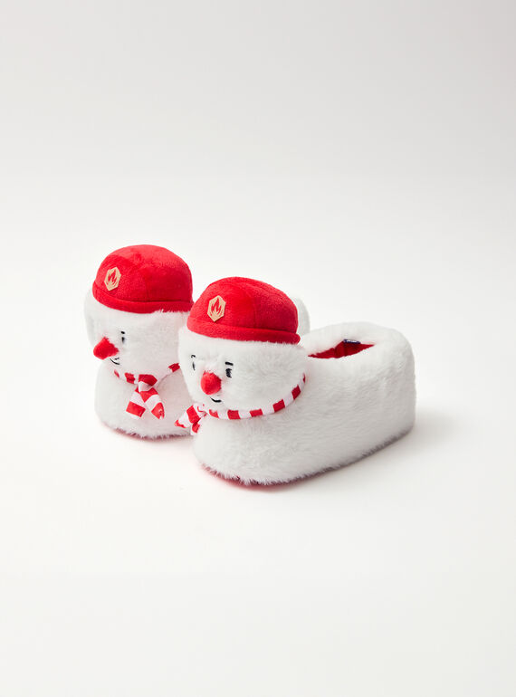 White SLIPPERS 3D NECAROTAGE / 25F10PG51PTD000