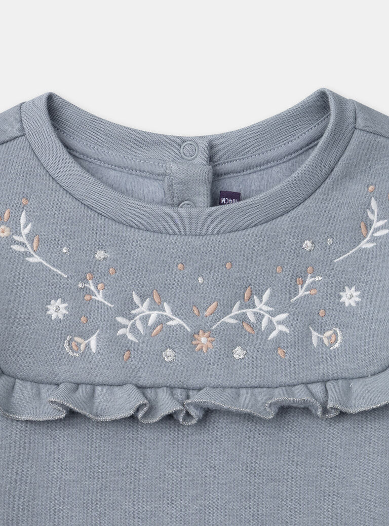 Sky blue SWEAT SHIRT NRASWETTE / 25H2PFV1SWE216