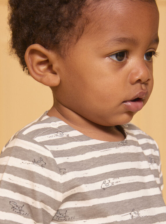 Off white TEE SHIRT LS LAOLIVIER / 24H1BGQ1TML001