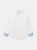 Elegant white shirt KREPOPAGE / 24E3PGL3CHM000