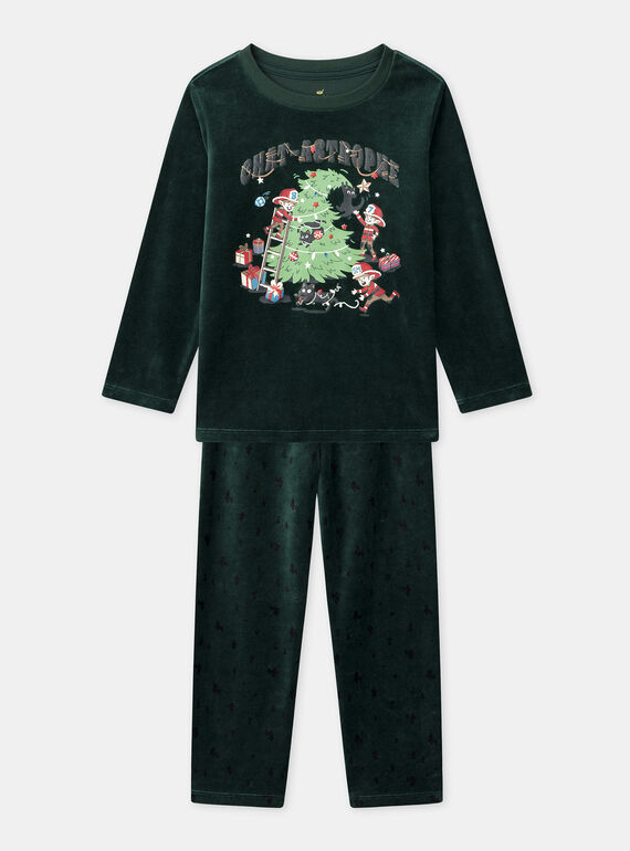 Green PYJAMA NECHATAGE / 25H5PG51PYJG614