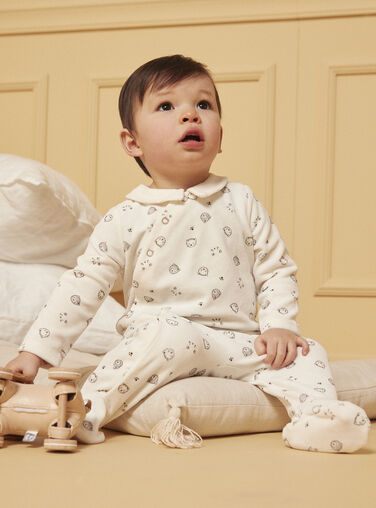 Off white BABYGROW LEANDREA / 24H5BG31GRE001